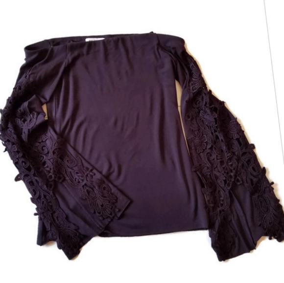 Bailey 44 Bell Sleeve Off The Shoulder Top - Picture 2 of 7